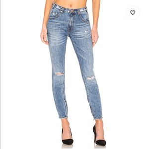 NWT One Teaspoon Freebirds High Waist Skinny Jean